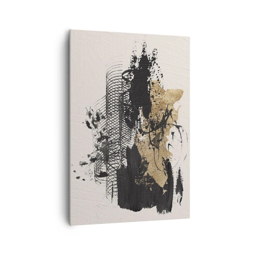 Obraz na plátne - Kompozícia s vášňou - 70x100 cm