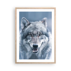 Plagát v ráme zo svetlého duba - Prijmete túto výzvu? - 50x70 cm