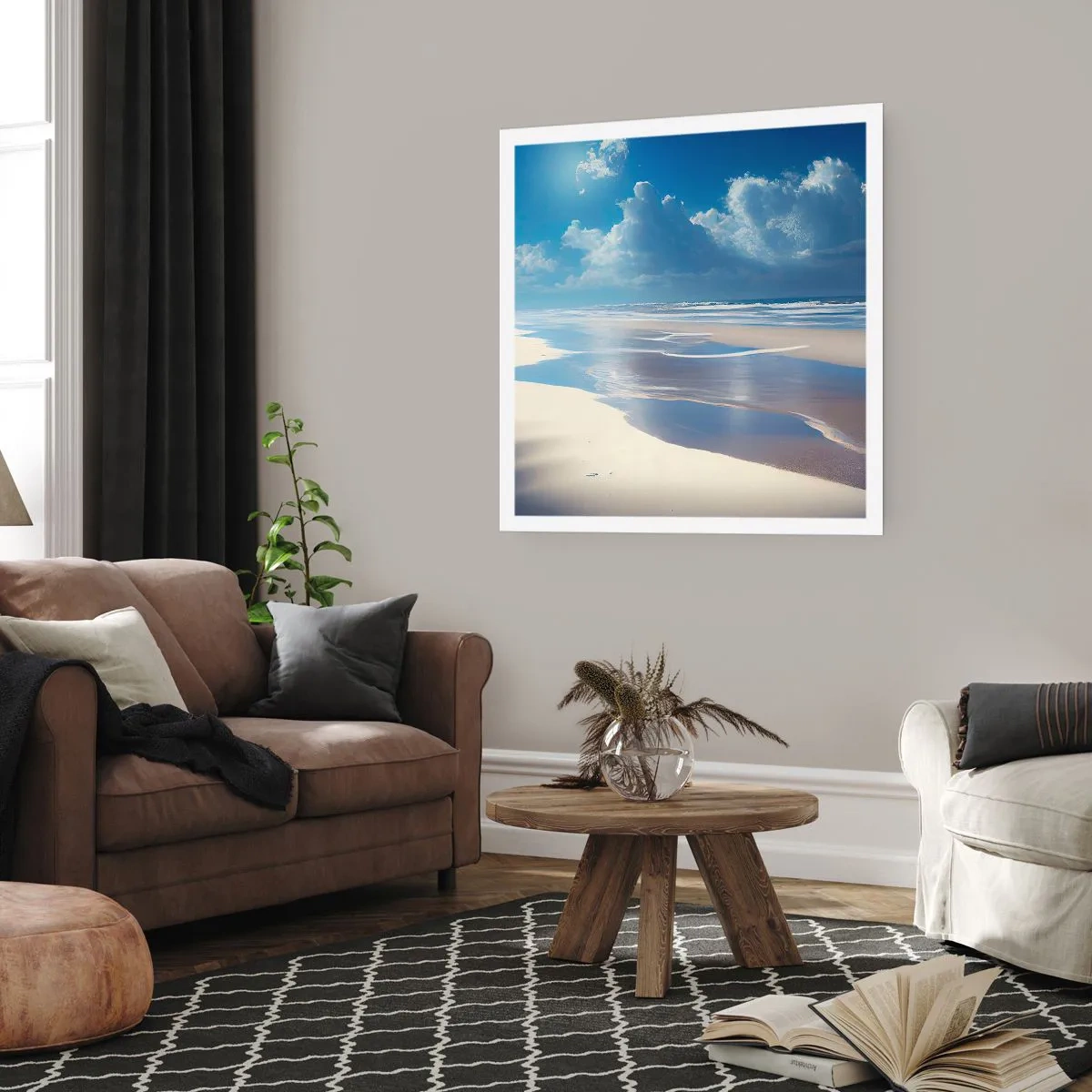 Plagát - Dovolenka v raji - 60x60 cm