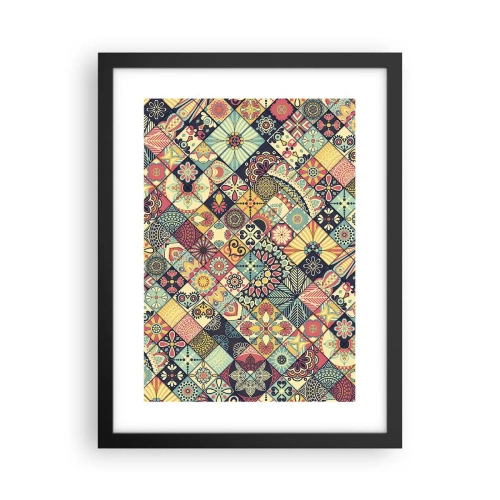 Plagát v čiernom ráme - Marocká vízia - 30x40 cm