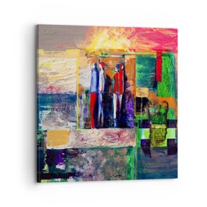 Obraz na plátne - Vzťahy a emócie - 70x70 cm