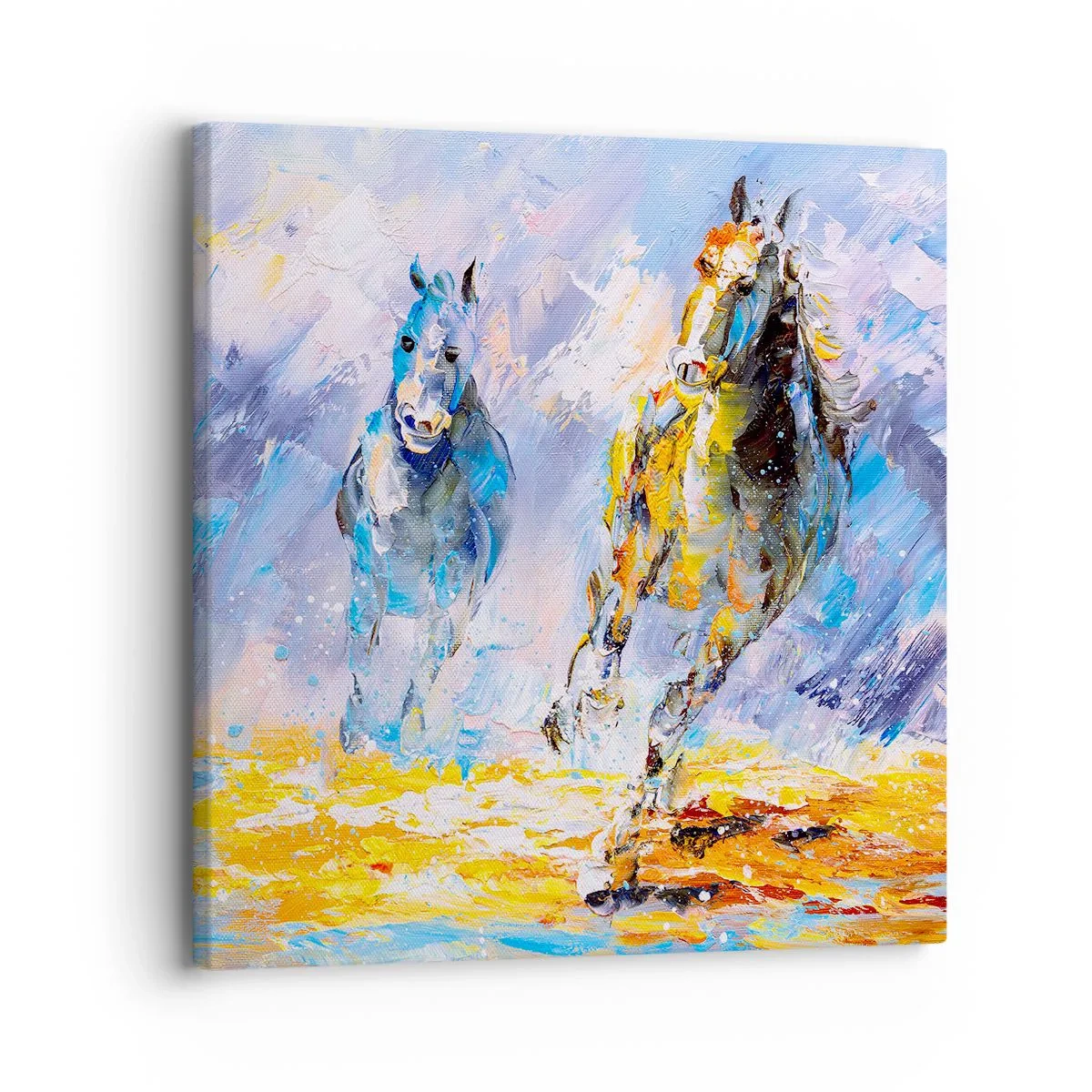 Obraz na plátne - Cvalom cez žiaru - 30x30 cm