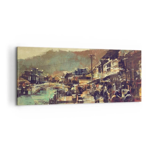 Obraz na plátne - Život ako bohatstvo šedej - 100x40 cm