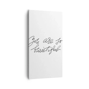 Obraz na plátne - Naozaj, verte… - 55x100 cm