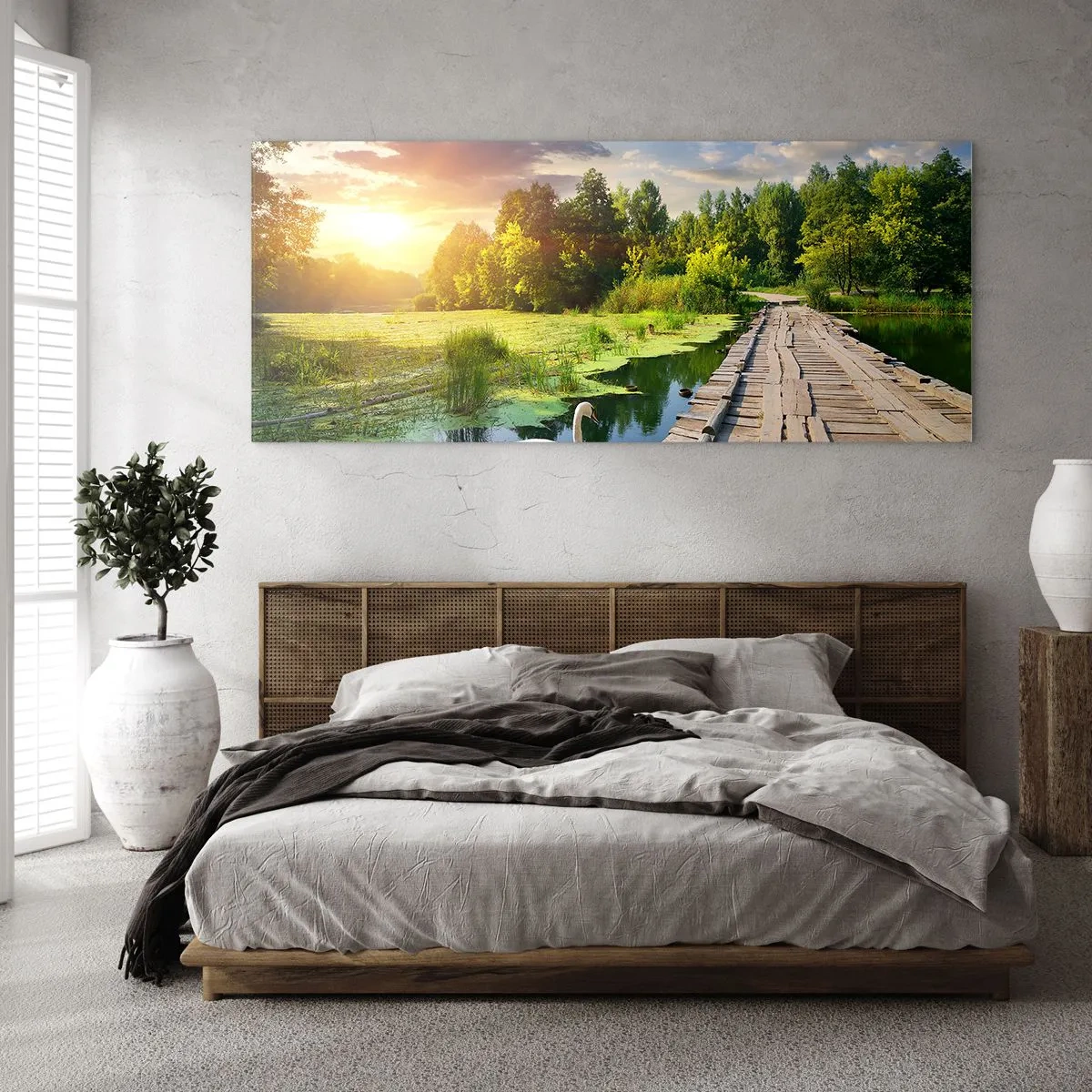 Obraz na skle - Leto, leto všade - 140x50 cm