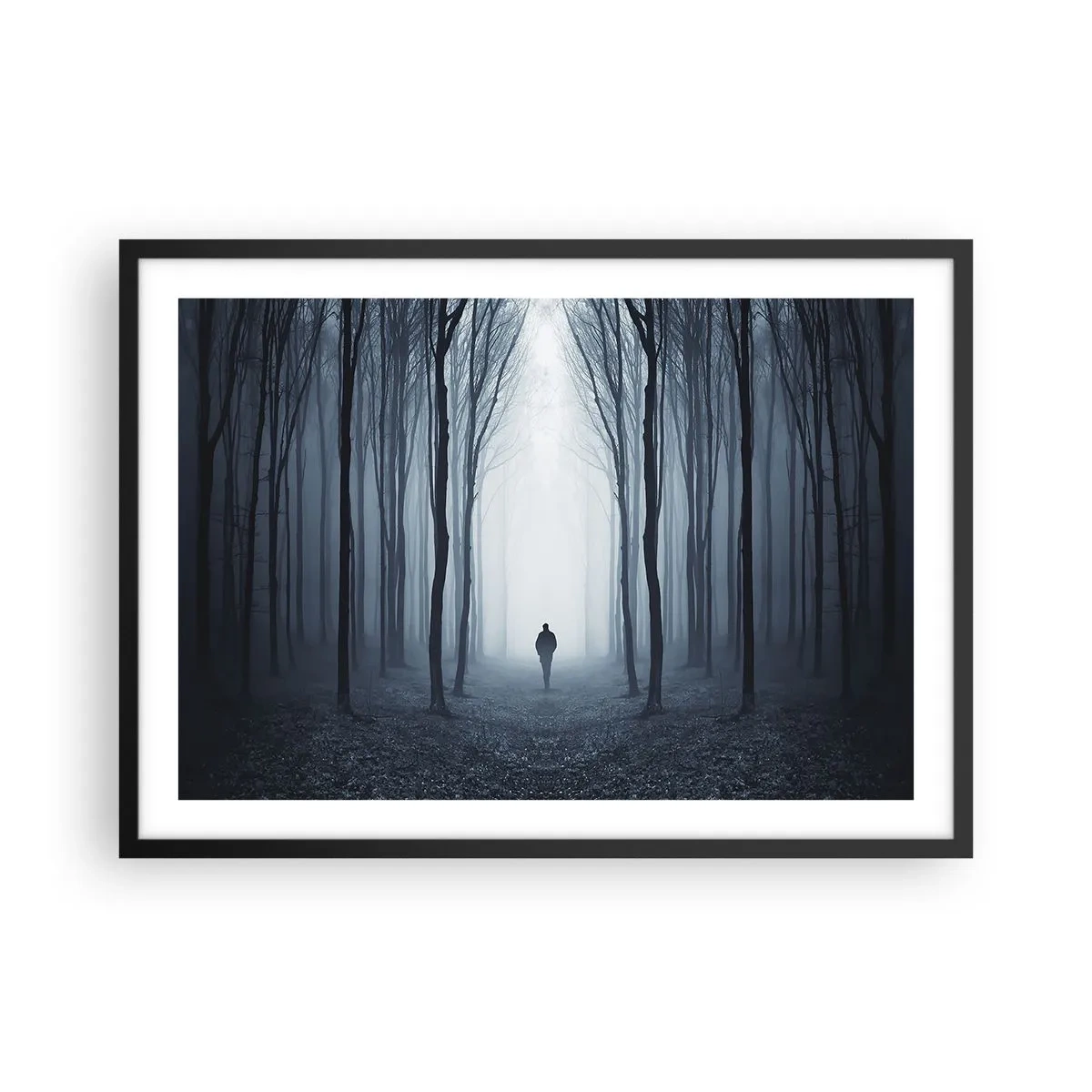 Plagát v čiernom ráme - A všetko jednoduché a jasné - 70x50 cm