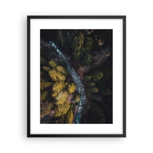 Plagát v čiernom ráme - Rýchlo, stále rýchlejšie - 40x50 cm