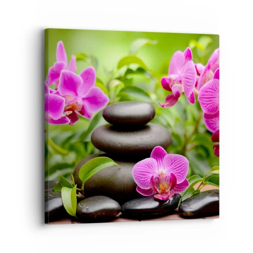 Obraz na plátne - Pyramída pokoja - 30x30 cm