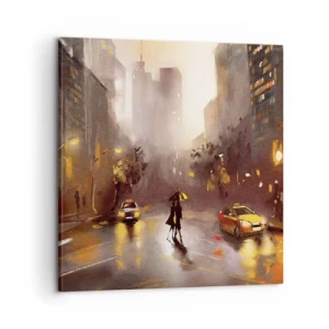 Obraz na plátne - Vo svetlách New Yorku - 60x60 cm
