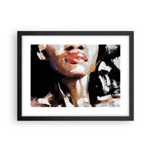 Plagát v čiernom ráme - Hrdosť bez predsudkov - 40x30 cm