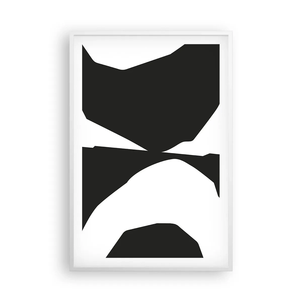 Plagát v bielom ráme - Positive-negative - 61x91 cm