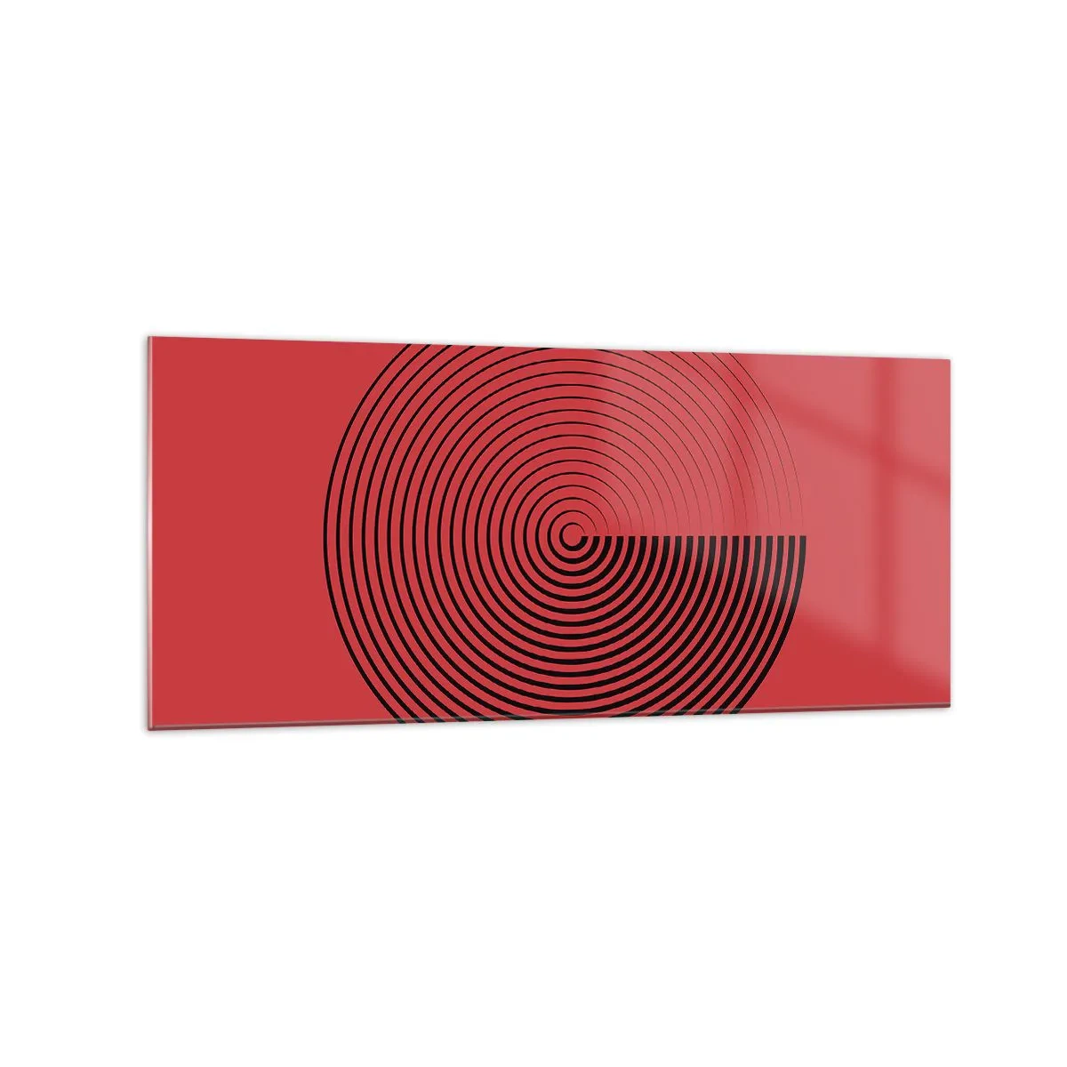Obraz na skle - Kruhový pohyb - 120x50 cm