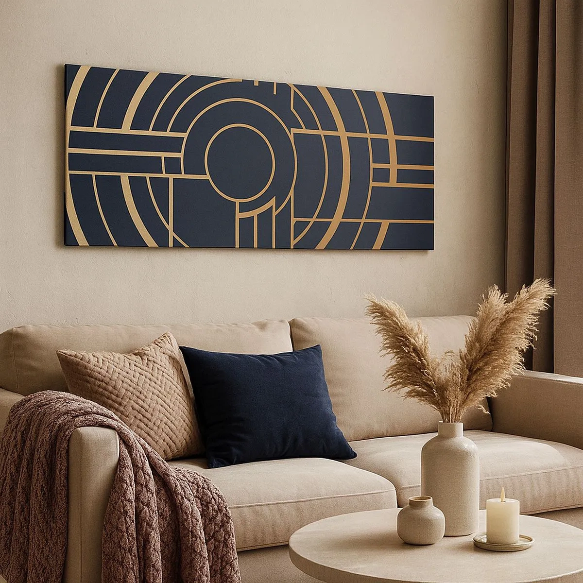 Obraz na plátne - Obraty udalosti - 100x40 cm