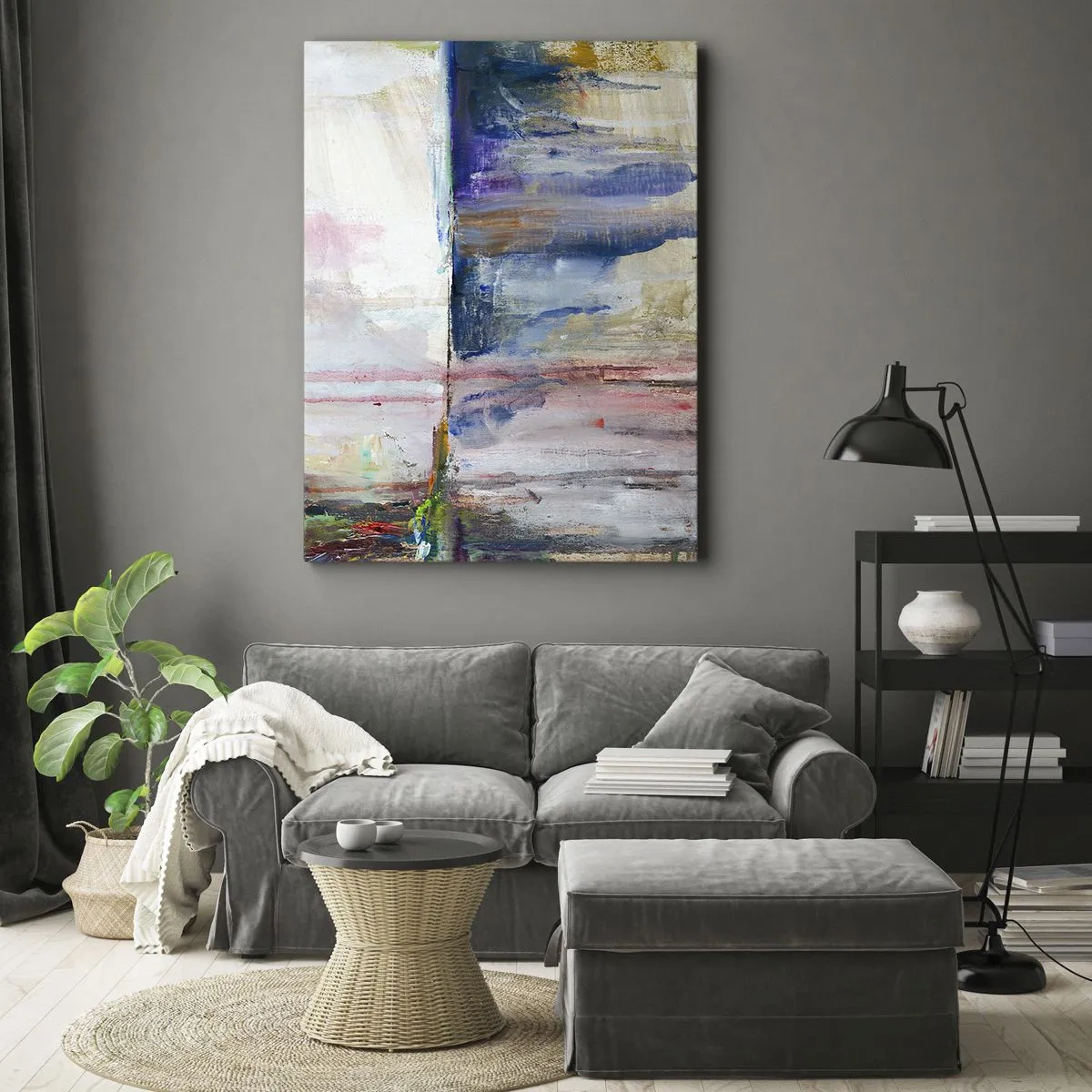 Obraz na plátne - Farebné dojmy a asociácie - 50x70 cm