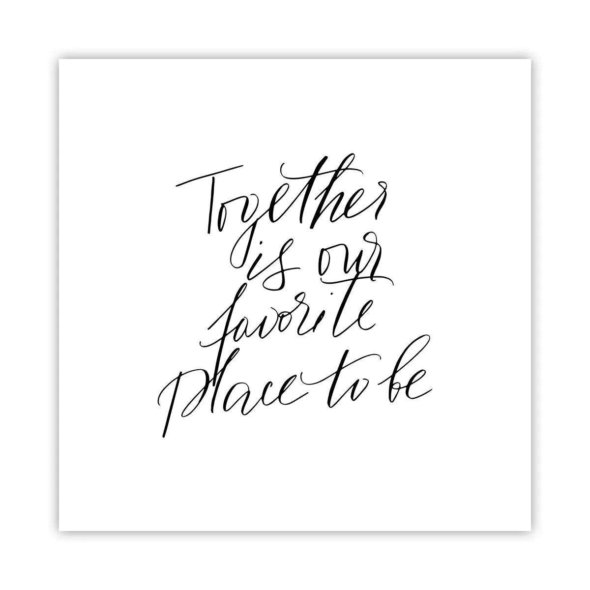 Plagát - Cítite to tiež? - 50x50 cm