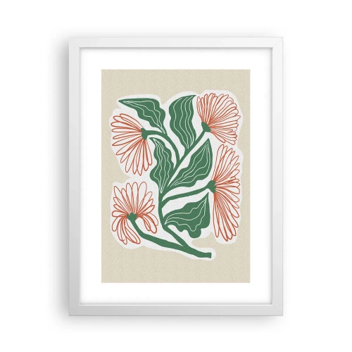 Plagát v bielom ráme - Ľudové aj moderné - 30x40 cm