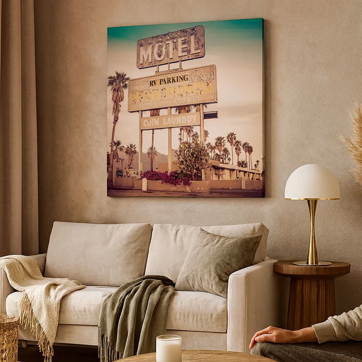 Obraz na plátne - Tu sa zastavil čas - 30x30 cm