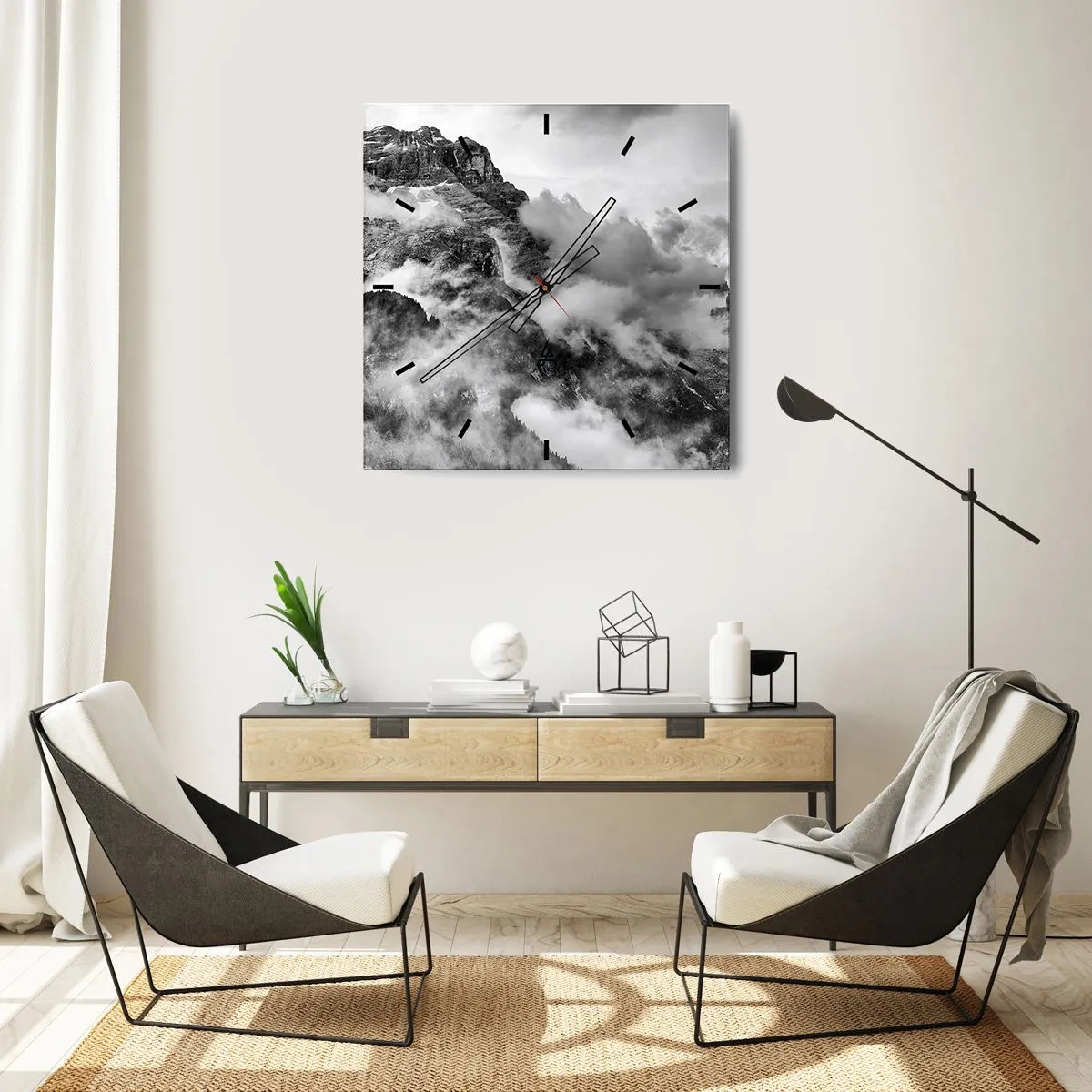 Nástenné hodiny - Krásne a kruté - 30x30 cm