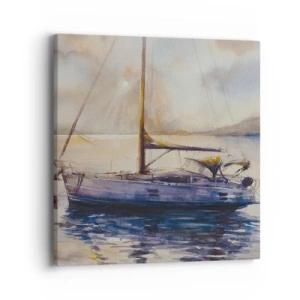 Obraz na plátne - Večer v zátoke - 40x40 cm