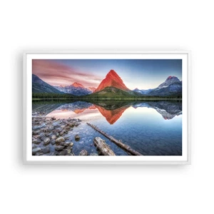 Plagát v bielom ráme - Teplo a chlad - 91x61 cm