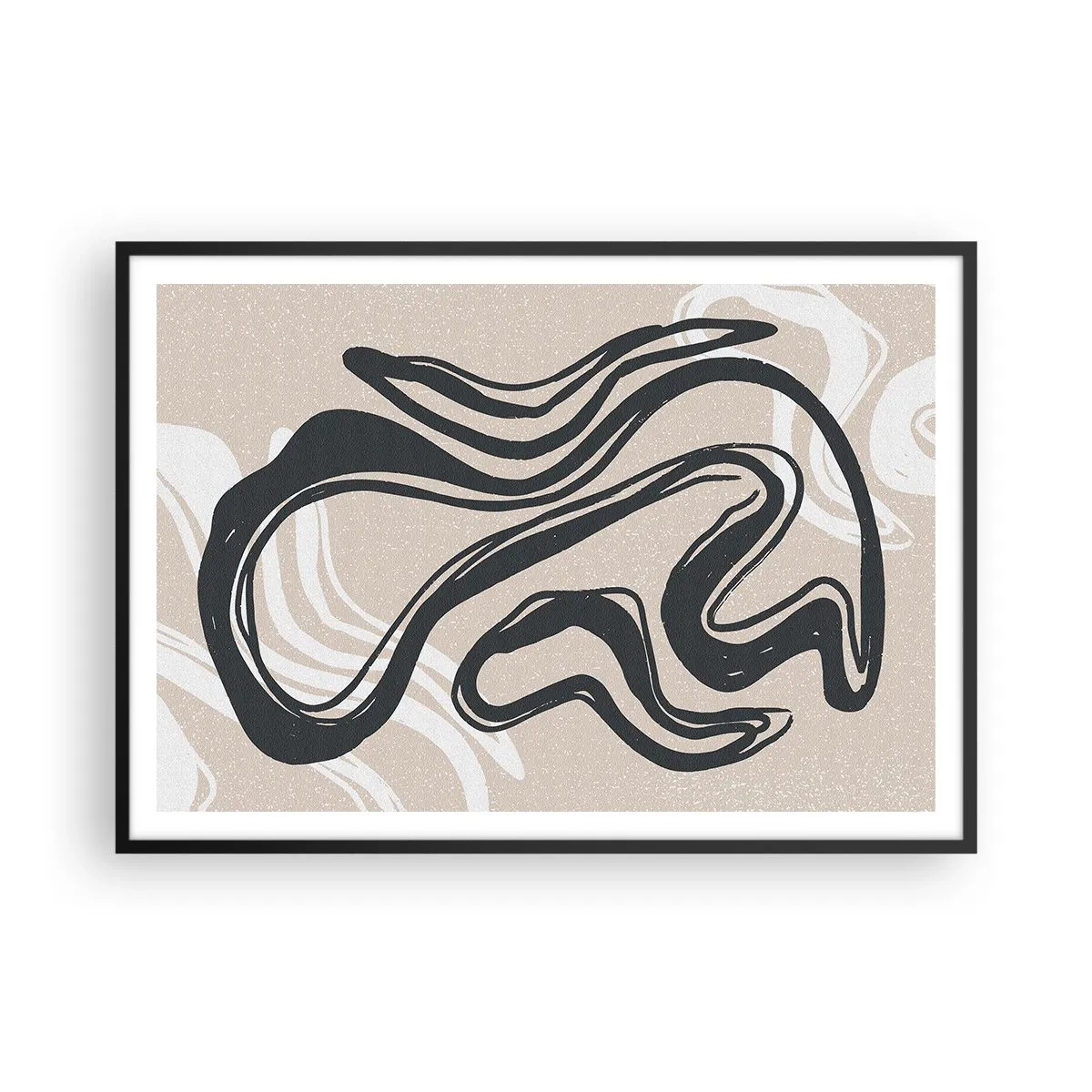 Plagát v čiernom ráme - Znásobená expresia - 100x70 cm