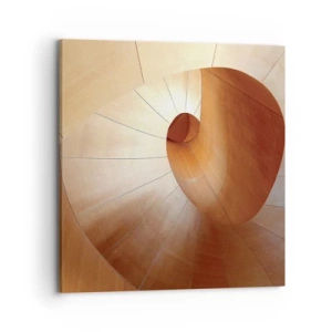 Obraz na plátne - Architektonická serpentína - 70x70 cm