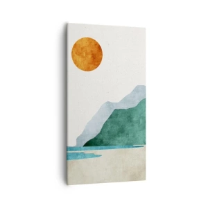 Obraz na plátne - Jednoducho ideálna krajina - 55x100 cm