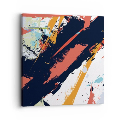 Obraz na plátne - Dynamická kompozícia - 40x40 cm