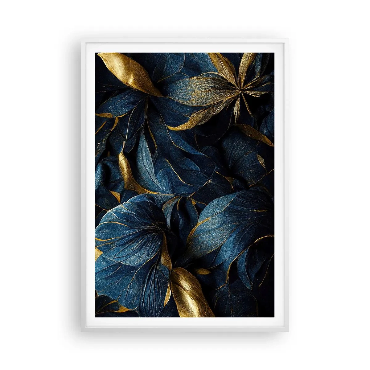Plagát v bielom ráme - Podšívané zlatom - 70x100 cm