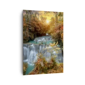 Obraz na plátne - Ukrytý poklad lesa - 70x100 cm