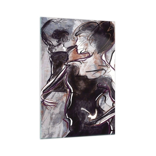 Obraz na skle - Rozplynúť sa v hudbe - 70x100 cm