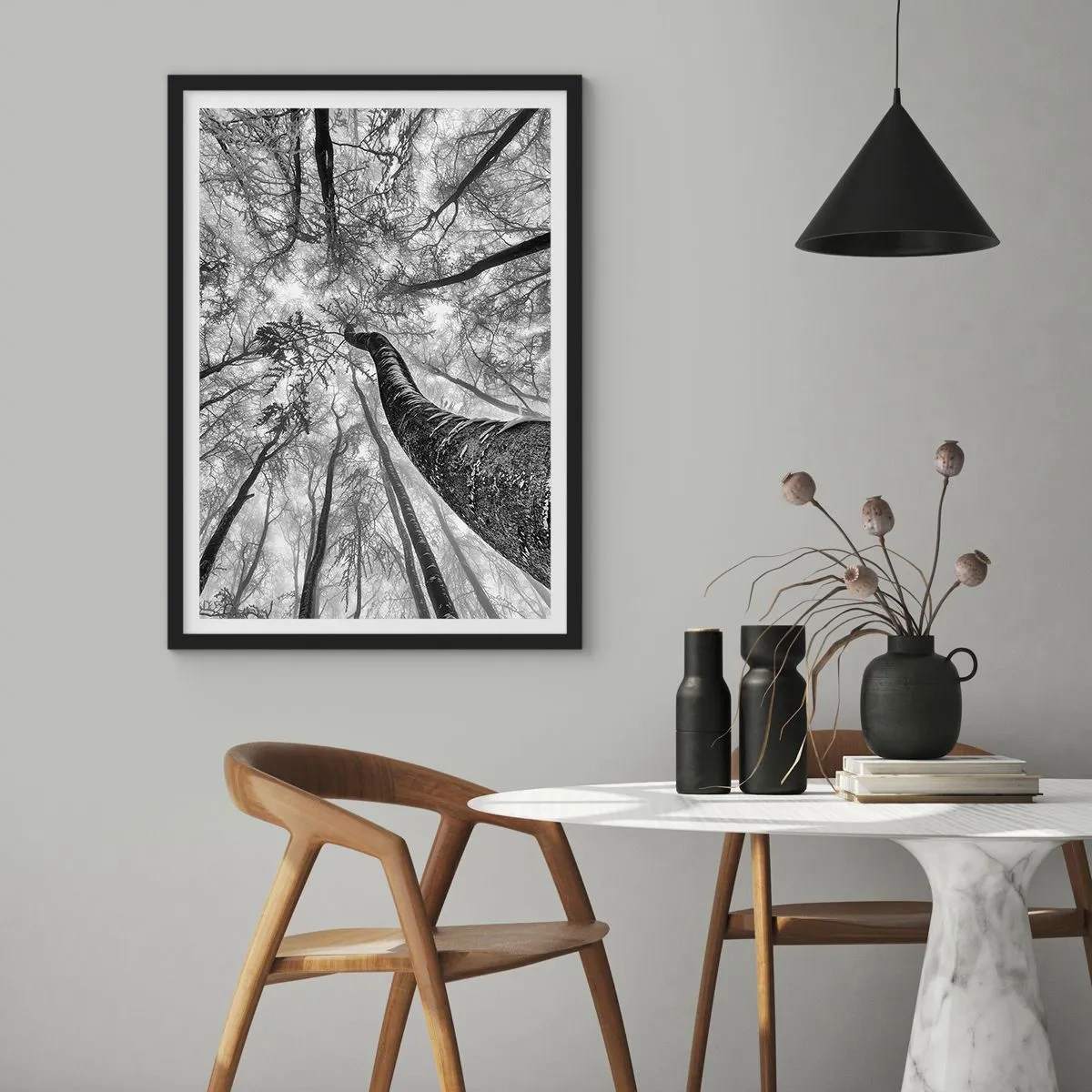 Plagát v čiernom ráme - Závod ku svetlu - 61x91 cm