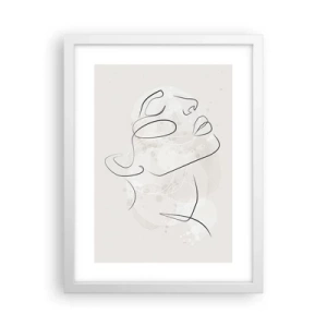 Plagát v bielom ráme - Náčrt sna - 30x40 cm