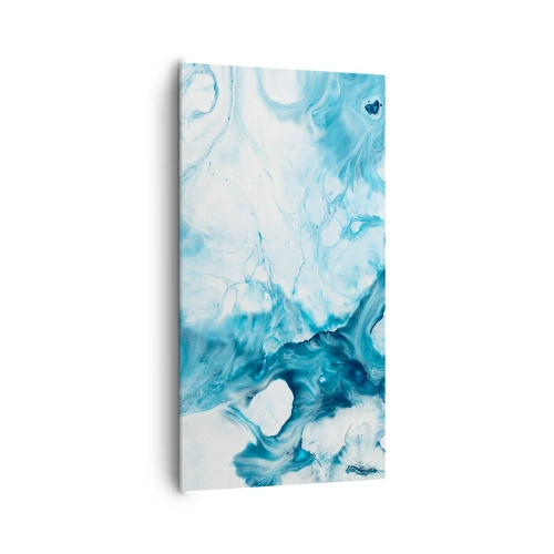 Obraz na plátne - Modrý koncert - 65x120 cm