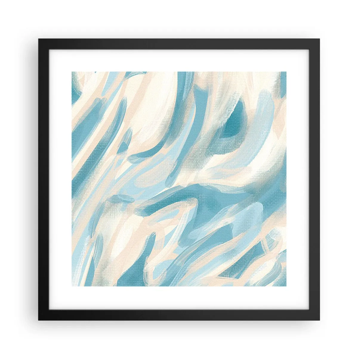 Plagát v čiernom ráme - Jarné závany - 40x40 cm