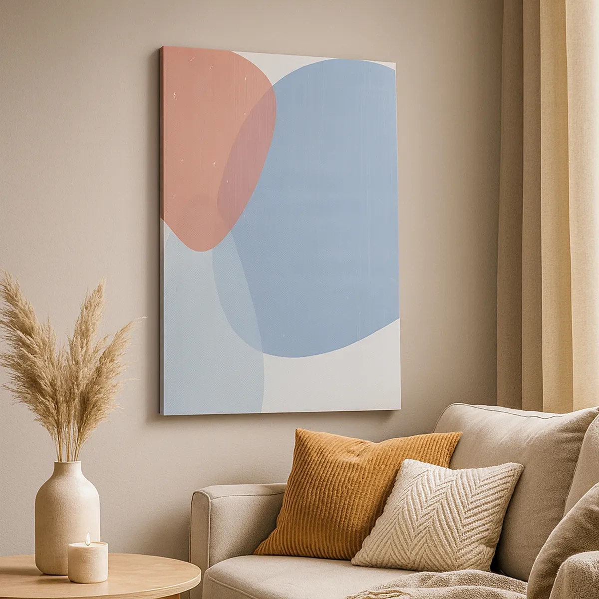 Obraz na plátne - Pastelové vzťahy - 50x70 cm