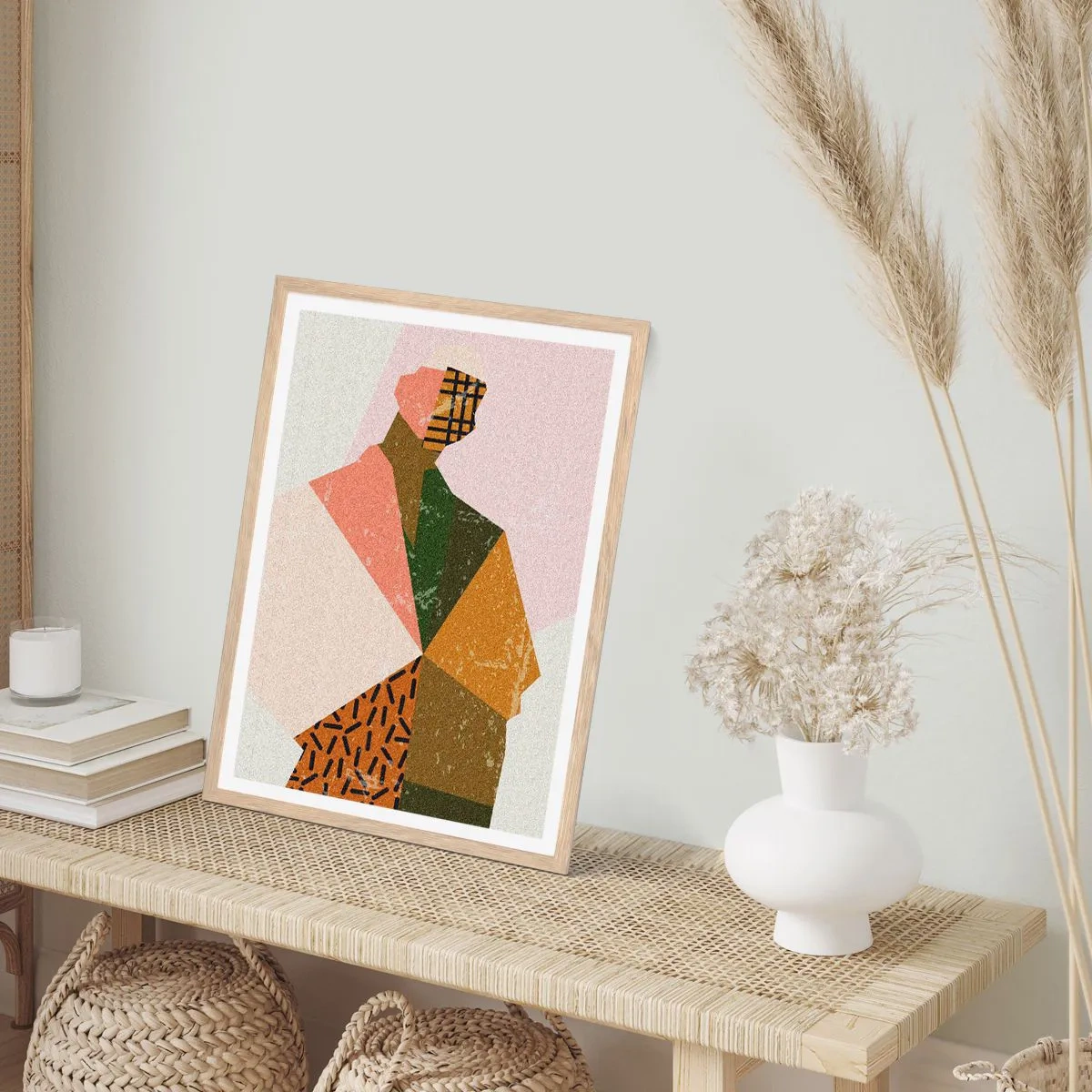 Plagát v ráme zo svetlého duba - Človek – zložitá bytosť - 40x50 cm