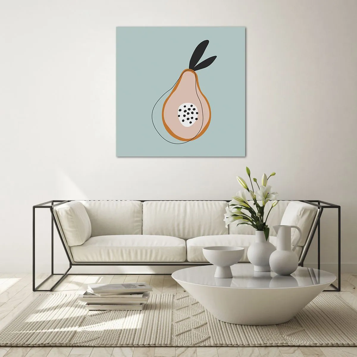 Obraz na skle - Prenikanie do podstaty vecí - 40x40 cm