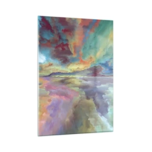 Obraz na skle - Dve neba - 50x70 cm