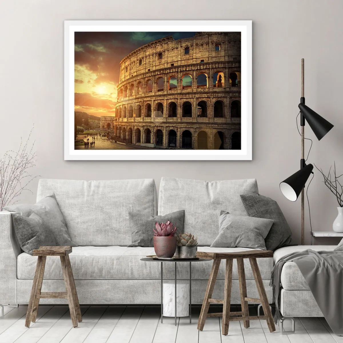 Plagát v bielom ráme - Kolosálny dojem - 50x40 cm