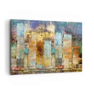 Obraz na plátne - Slnečná metropola - 120x80 cm