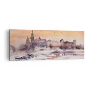 Obraz na plátne - Kráľovský západ slnka - 140x50 cm