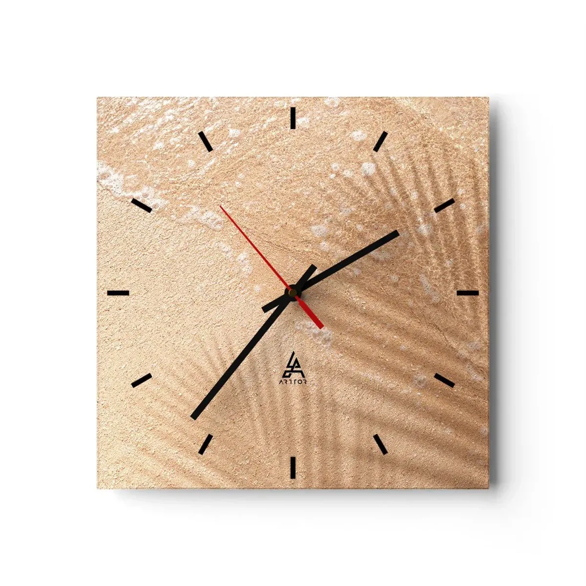 Nástenné hodiny - Tieň horúceho leta - 30x30 cm