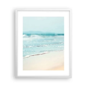 Plagát v bielom ráme - Teplo a hluk - 40x50 cm