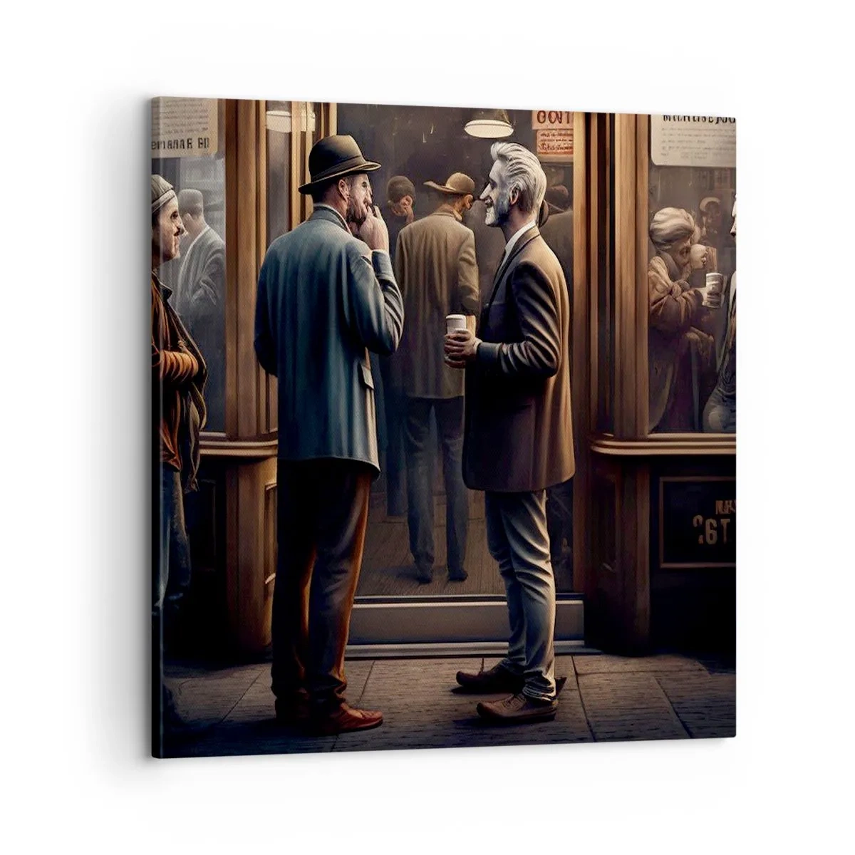 Obraz na plátne - Dobrá chvíľa dňa - 60x60 cm