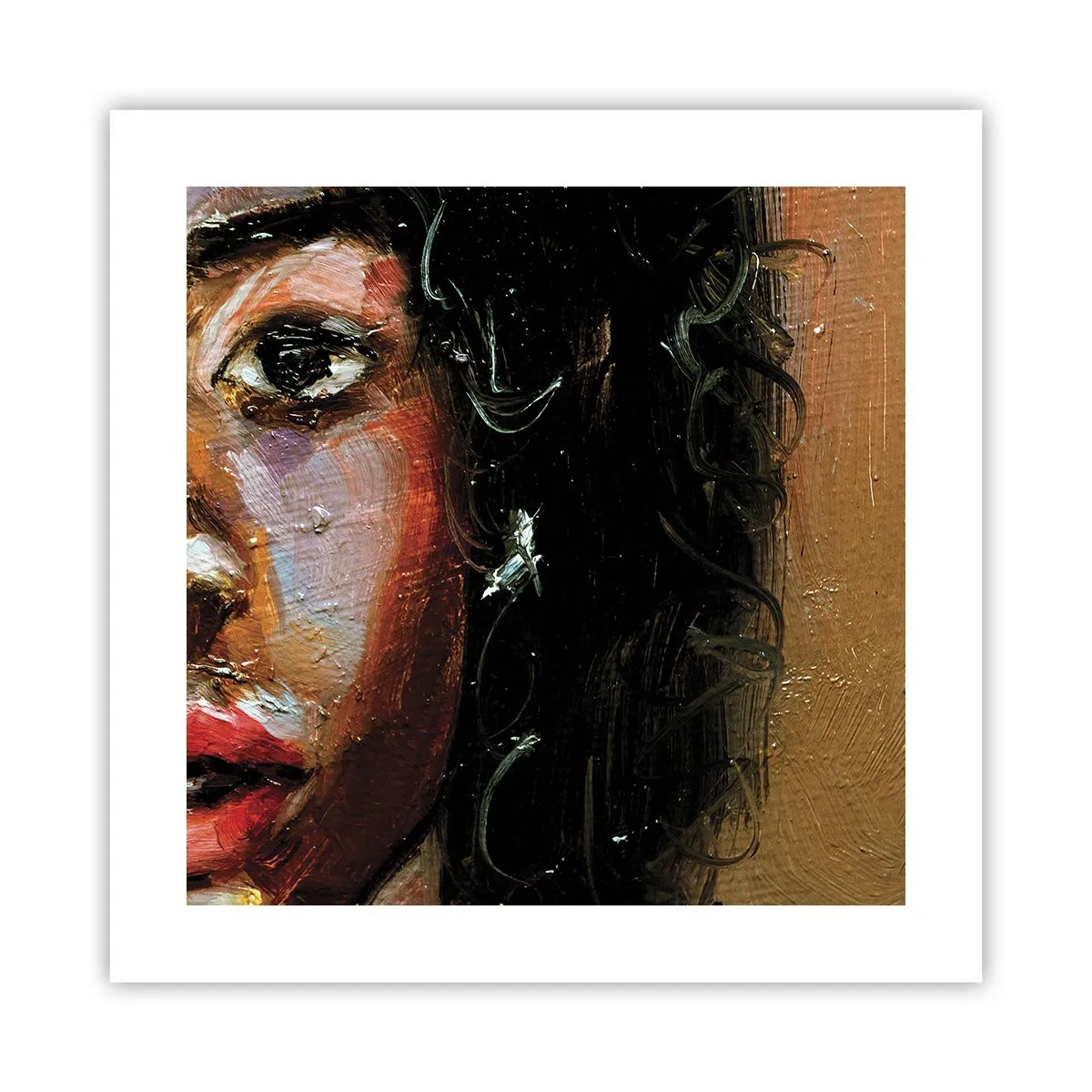 Plagát - Čierna a jas - 40x40 cm
