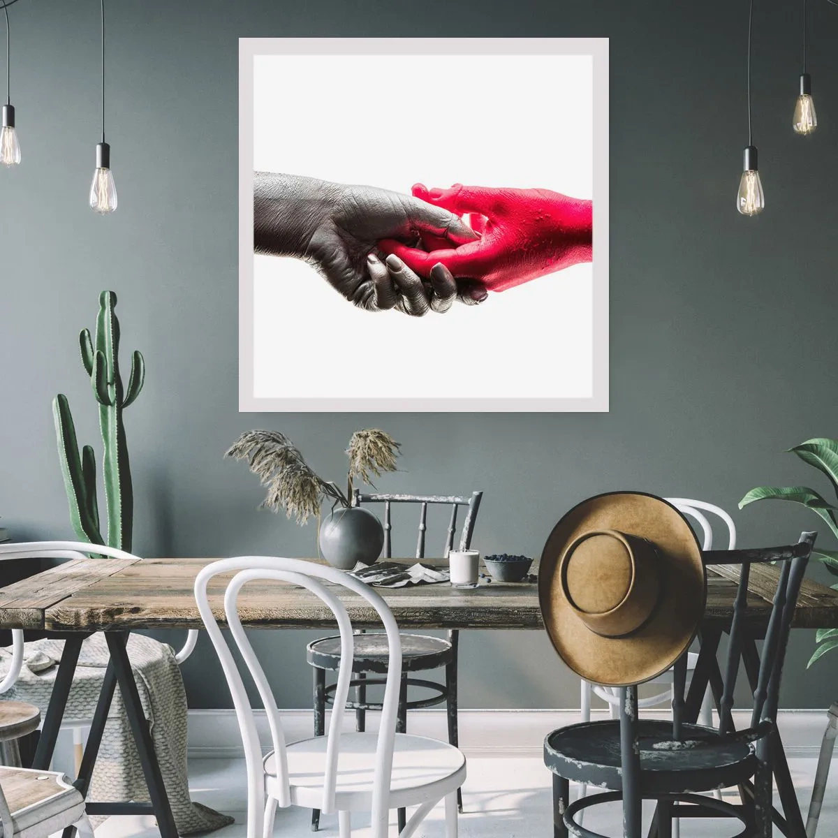 Plagát - Spolu aj keď sme odlišní - 60x60 cm