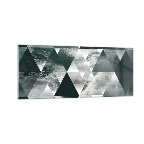 Obraz na skle - Krištáľová perspektíva - 100x40 cm