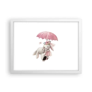 Plagát v bielom ráme - To je láska - 40x30 cm