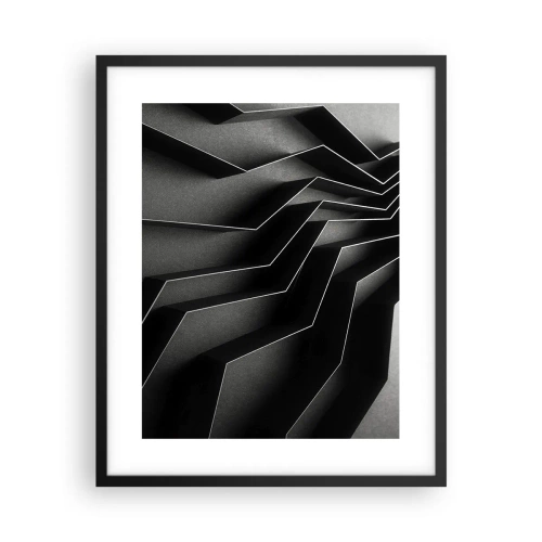 Plagát v čiernom ráme - Priestorový poriadok - 40x50 cm